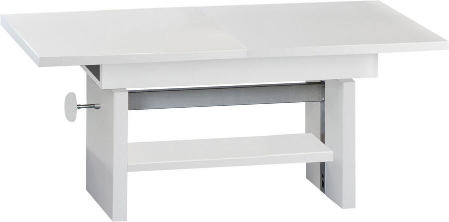 OTTO Stolkom Salontafel Event hoogte verstelbaar uitschuifbaar BxHxD 110-150x48-63x65 cm Hoogte verstelbaar met liftmechaniek en uittrekbaar in 3 kleurvarianten - Foto 3
