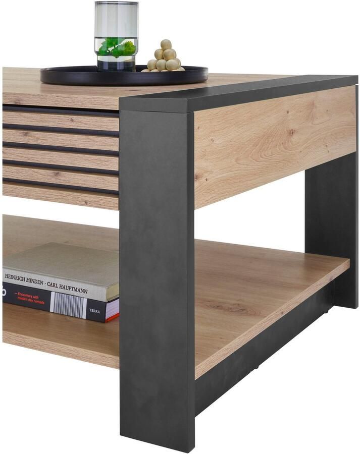 OTTO Stolkom Salontafel Felipe TOPSELLER! met lade woonkamer tafel in eik artisan decor - Foto 2