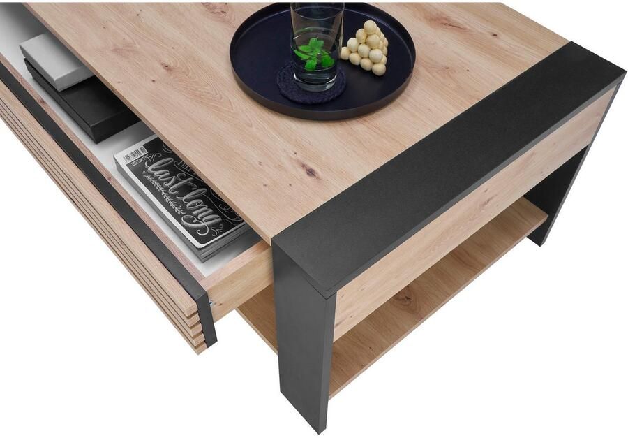 OTTO Stolkom Salontafel Felipe TOPSELLER! met lade woonkamer tafel in eik artisan decor - Foto 4