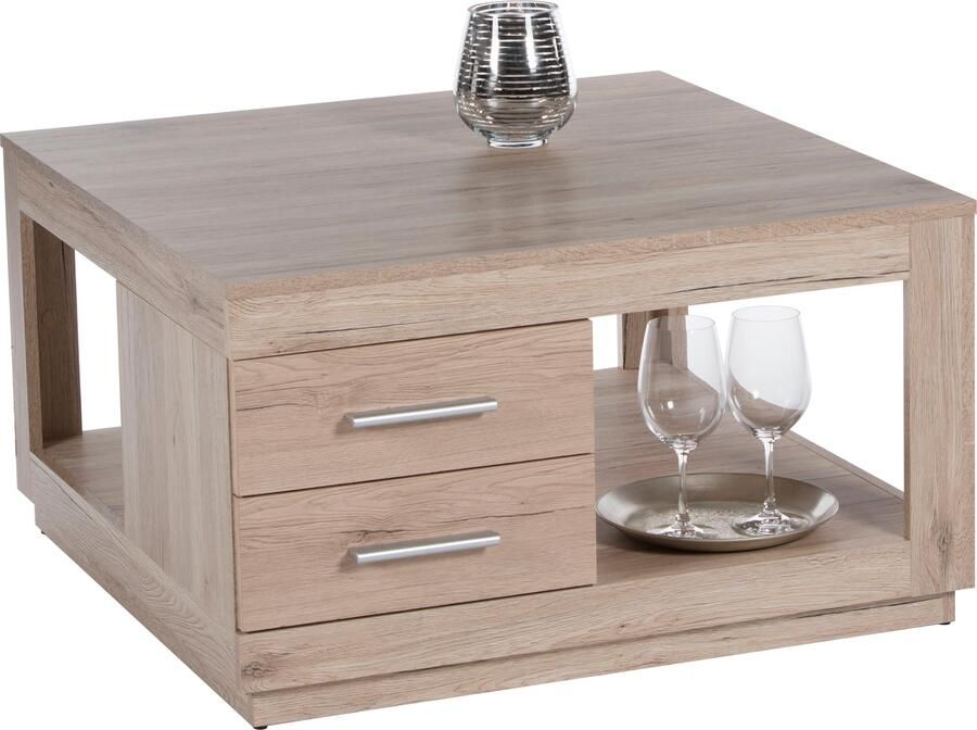 OTTO Stolkom Salontafel Festival TOPSELLER! met lades vierkante woonkamer tafel
