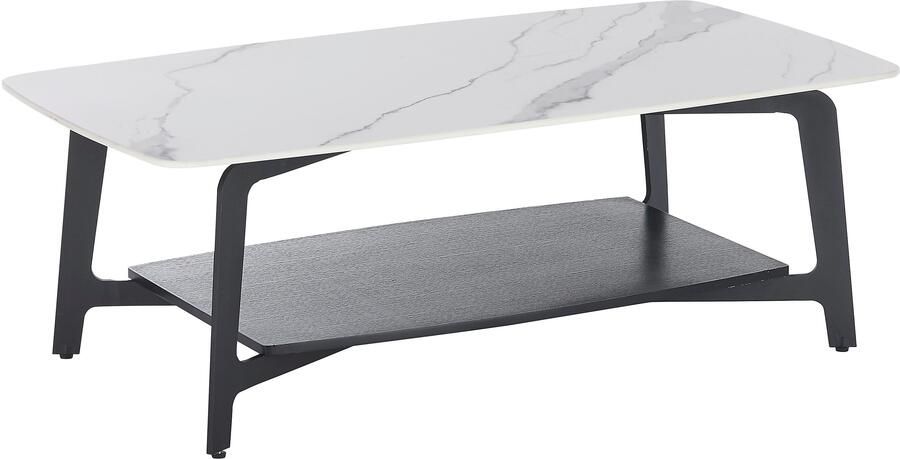 OTTO Stolkom Salontafel ISA 130 cm keramiek wit gemarmerd - Foto 4