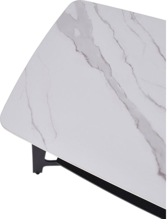 OTTO Stolkom Salontafel ISA 130 cm keramiek wit gemarmerd