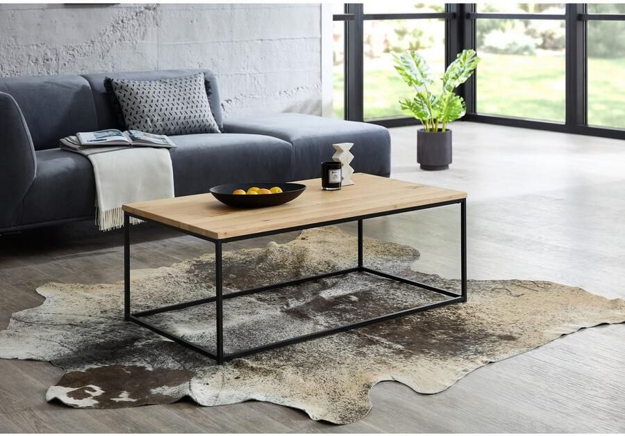 OTTO Stolkom Salontafel Thor salontafel massief hout in industriële stijl BxHxD 110x40x60 cm - Foto 3