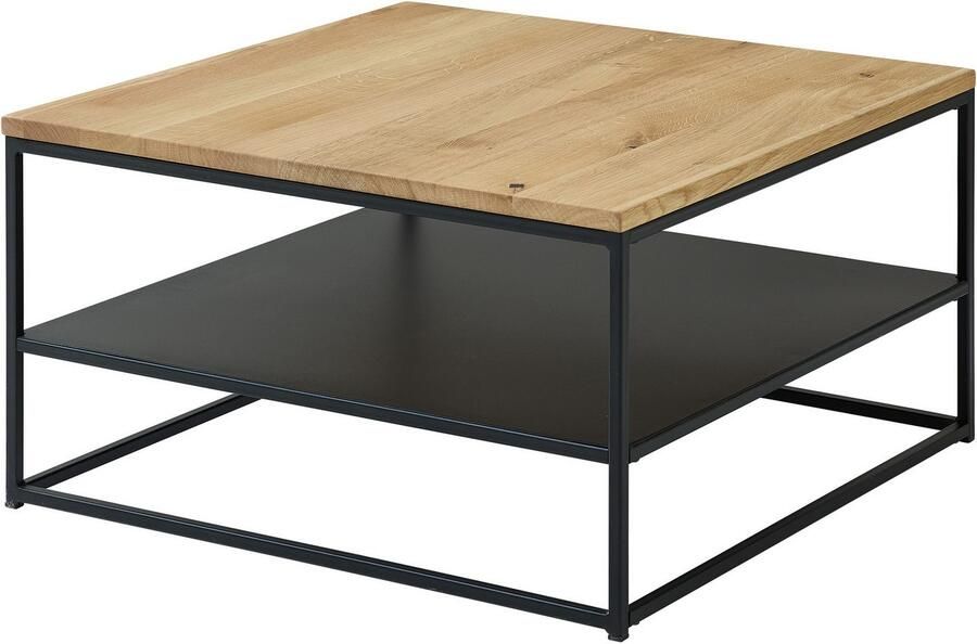 OTTO Stolkom Salontafel Tilda salontafel massief hout in industriële stijl BxHxD 75x40x75 cm - Foto 3