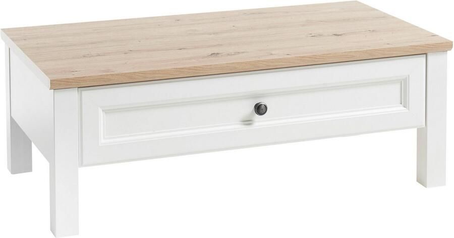 OTTO Stolkom Salontafel Toskana TOPSELLER! Landhuisstijl wit tafel met 1 lade - Foto 2