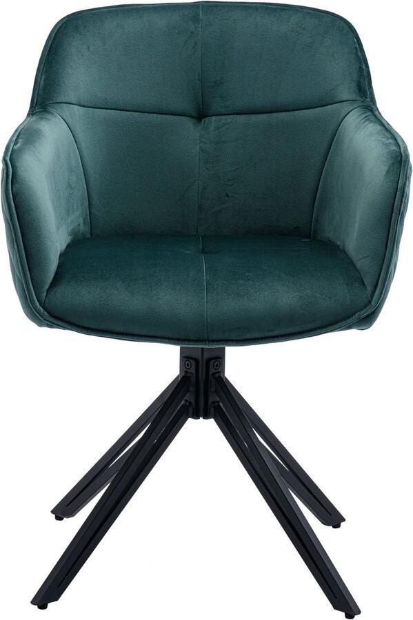 OTTO Stolkom Stoel met armleuningen EMMA 180 graden draaibaar met auto-return (set 2 stuks) - Foto 8