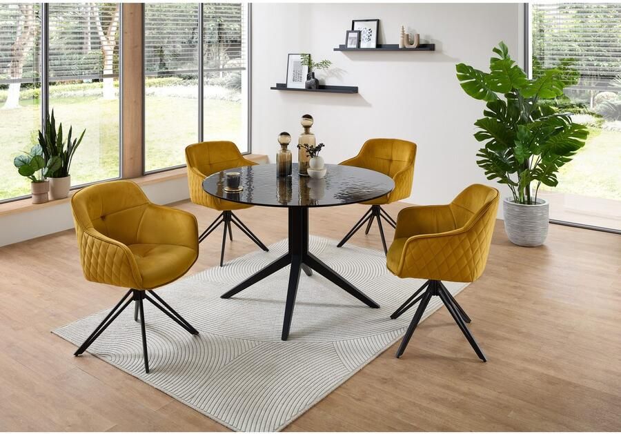 OTTO Stolkom Stoel met armleuningen EMMA 180 graden draaibaar met auto-return (set 2 stuks) - Foto 17