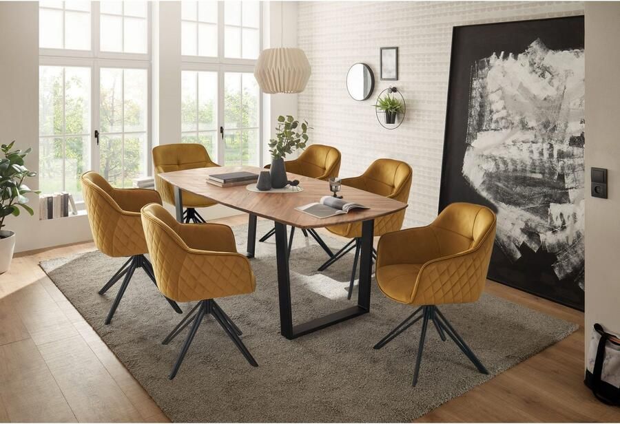 OTTO Stolkom Stoel met armleuningen EMMA 180 graden draaibaar met auto-return (set 2 stuks) - Foto 18