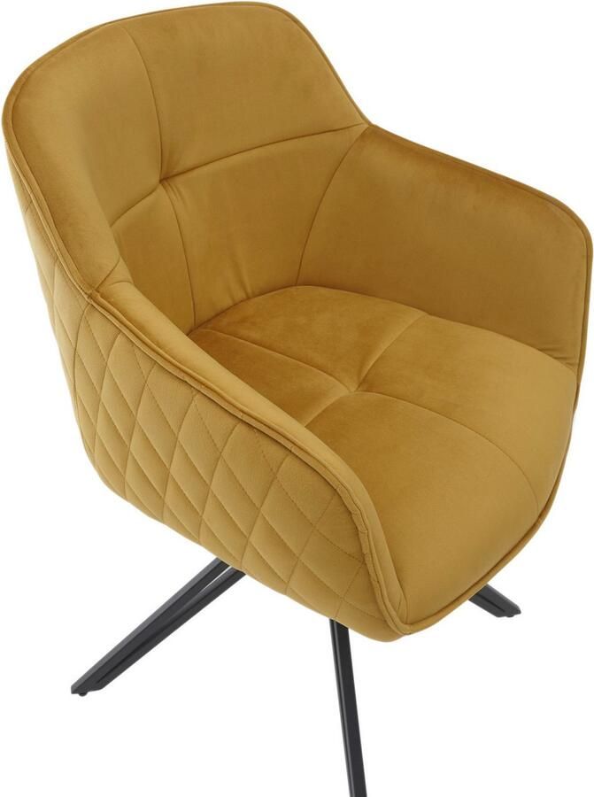 OTTO Stolkom Stoel met armleuningen EMMA 180 graden draaibaar met auto-return (set 2 stuks) - Foto 6