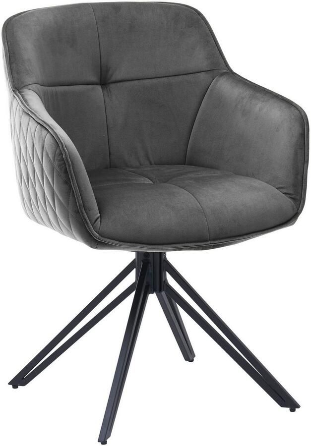 OTTO Stolkom Stoel met armleuningen EMMA 180 graden draaibaar met auto-return (set 2 stuks) - Foto 12