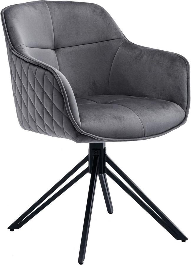 OTTO Stolkom Stoel met armleuningen EMMA 180 graden draaibaar met auto-return (set 2 stuks) - Foto 7