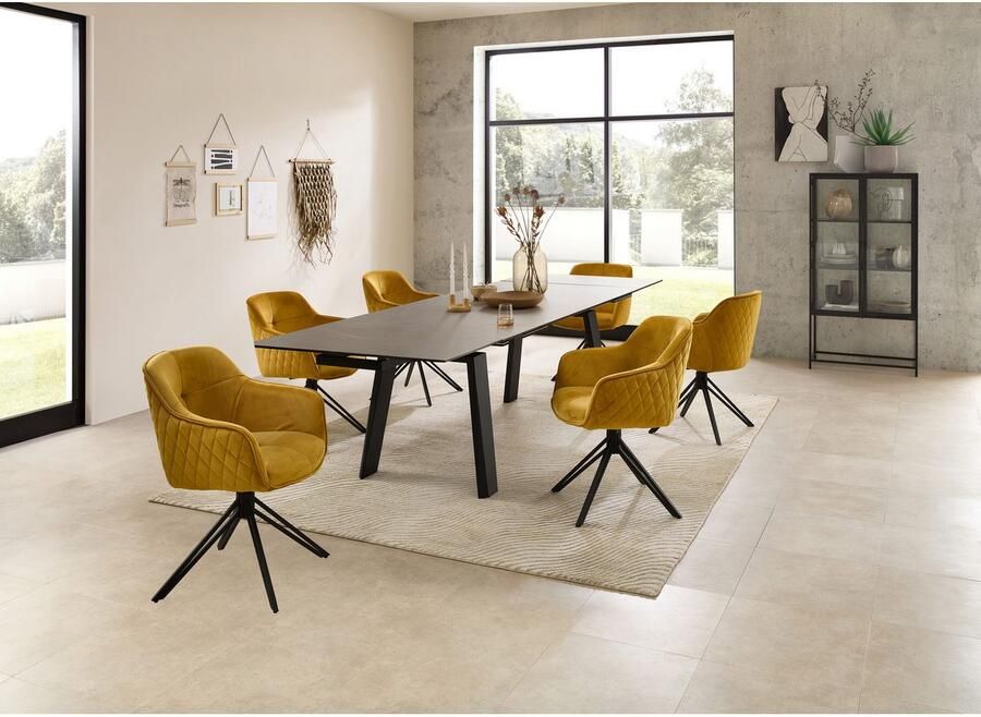 OTTO Stolkom Stoel met armleuningen EMMA 180 graden draaibaar met auto-return (set 2 stuks) - Foto 11