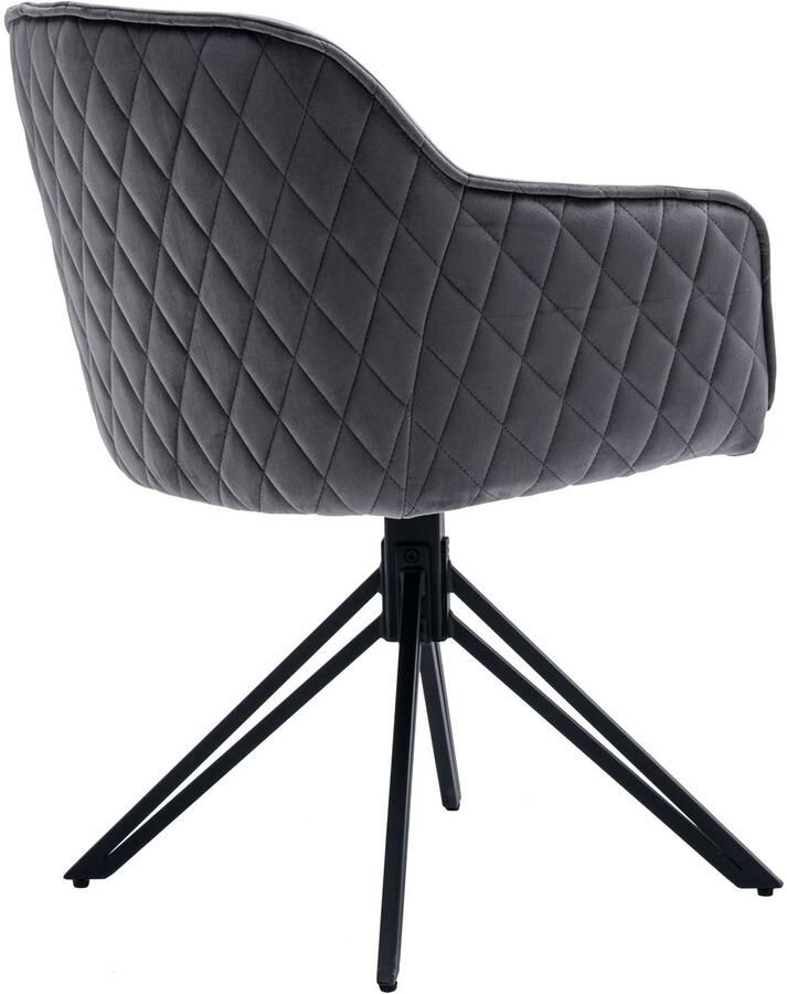 OTTO Stolkom Stoel met armleuningen EMMA 180 graden draaibaar met auto-return (set 2 stuks) - Foto 3