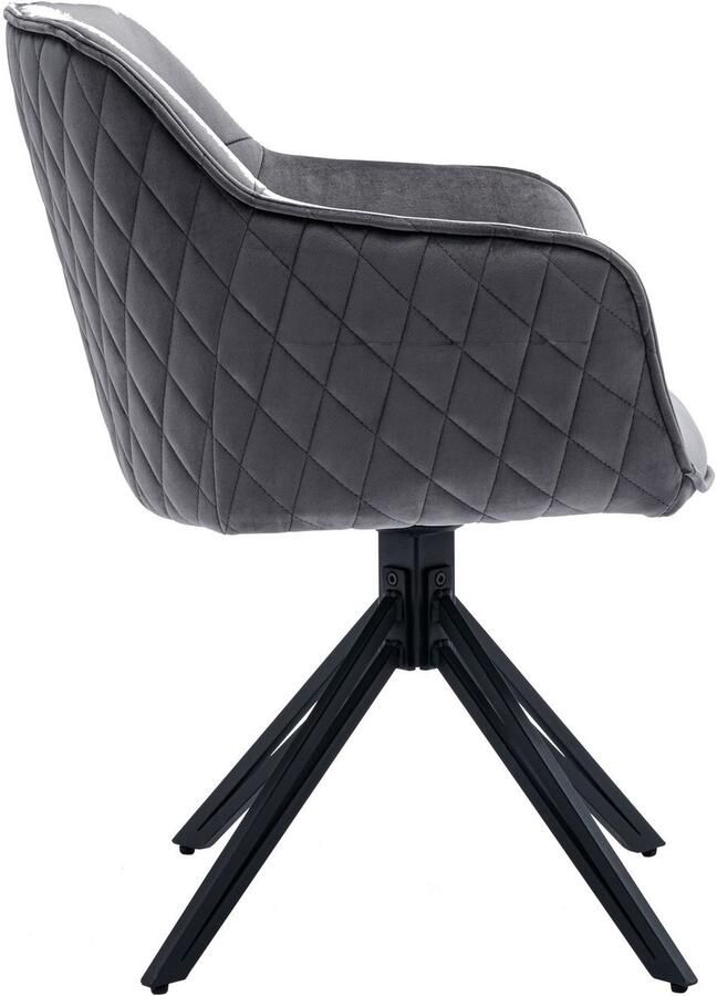 OTTO Stolkom Stoel met armleuningen EMMA 180 graden draaibaar met auto-return (set 2 stuks) - Foto 8