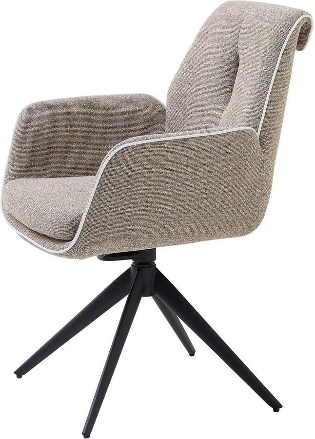 OTTO Stolkom Stoel met armleuningen Enja 360 graden draaibaar met auto-return (set 2 stuks) - Foto 3