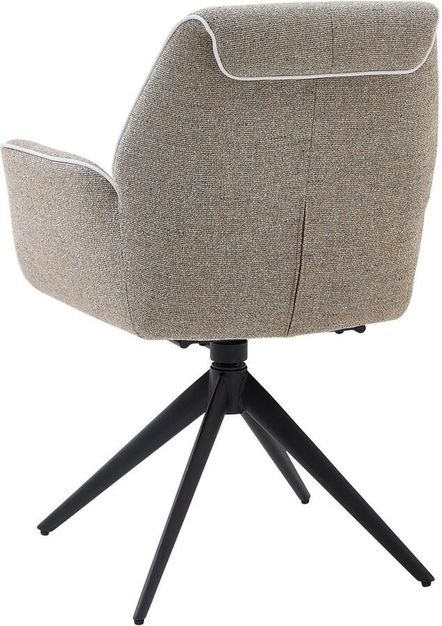 OTTO Stolkom Stoel met armleuningen Enja 360 graden draaibaar met auto-return (set 2 stuks) - Foto 4