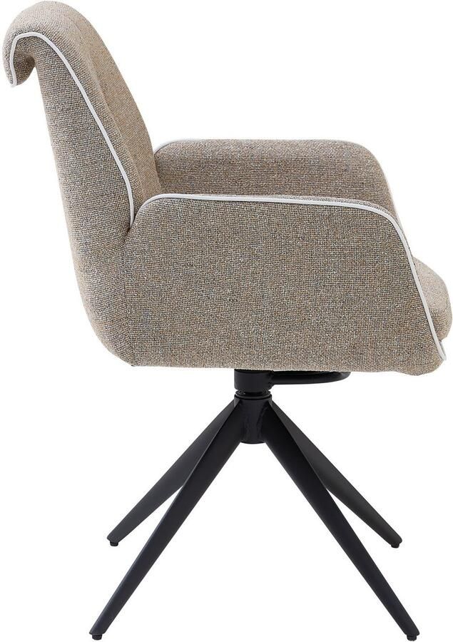 OTTO Stolkom Stoel met armleuningen Enja 360 graden draaibaar met auto-return (set 2 stuks) - Foto 5