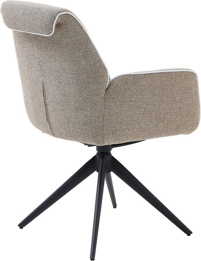 OTTO Stolkom Stoel met armleuningen Enja 360 graden draaibaar met auto-return (set 2 stuks)