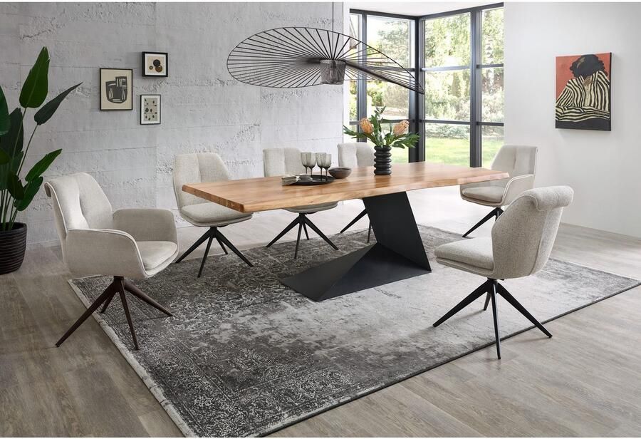 OTTO Stolkom Stoel met armleuningen Enja 360 graden draaibaar met auto-return (set 2 stuks) - Foto 2