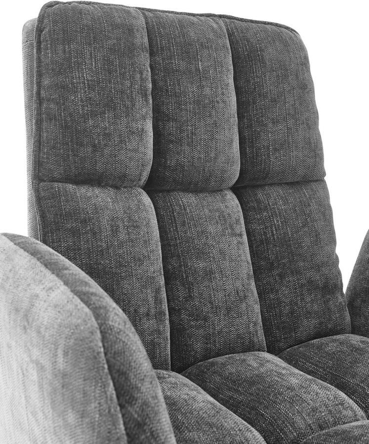 OTTO Stolkom Stoel met armleuningen Livia Bekleding binnen donkergrijs buiten lichtgrijs (set 2 stuks) - Foto 2