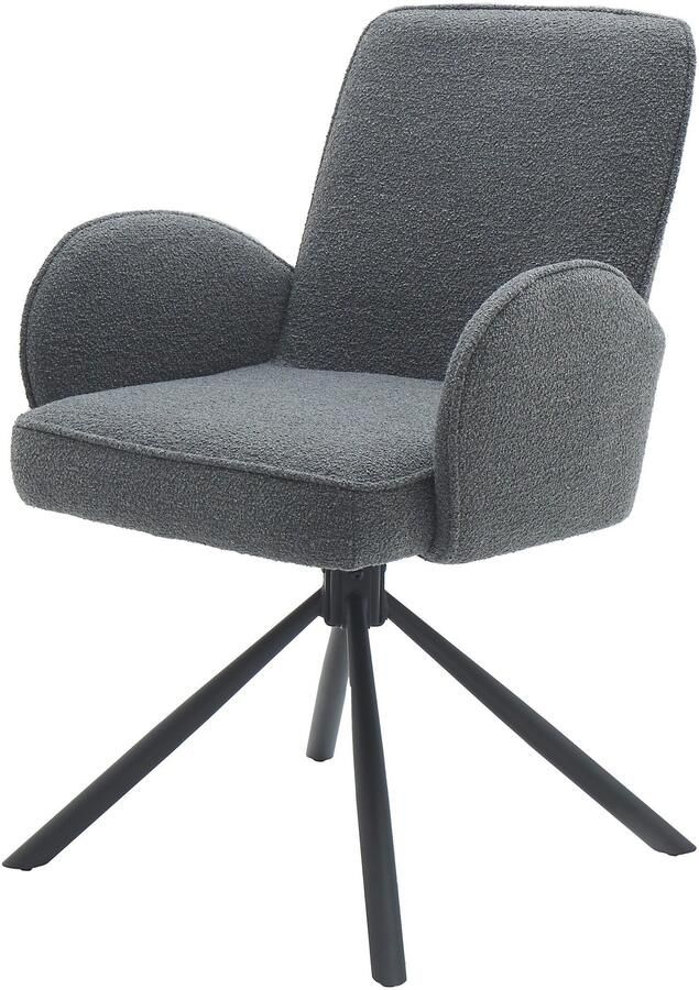 OTTO Stolkom Stoel met armleuningen MALIA 180 graden draaibaar met auto-return (set 2 stuks) - Foto 5