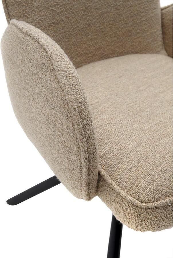 OTTO Stolkom Stoel met armleuningen MALIA 180 graden draaibaar met auto-return (set 2 stuks) - Foto 4