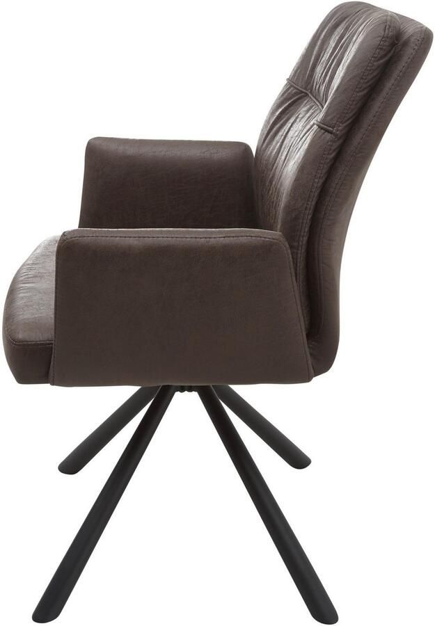 OTTO Stolkom Stoel met armleuningen Mara 180 graden draaibaar met auto-return (set 2 stuks) - Foto 5