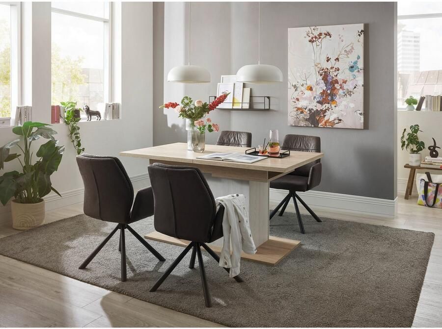 OTTO Stolkom Stoel met armleuningen Mara 180 graden draaibaar met auto-return (set 2 stuks)