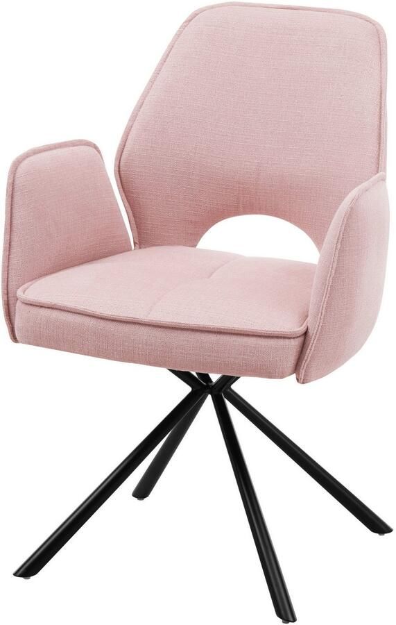 OTTO Stolkom Stoel met armleuningen Nele 180 graden draaibaar met auto-return (set 2 stuks) - Foto 4