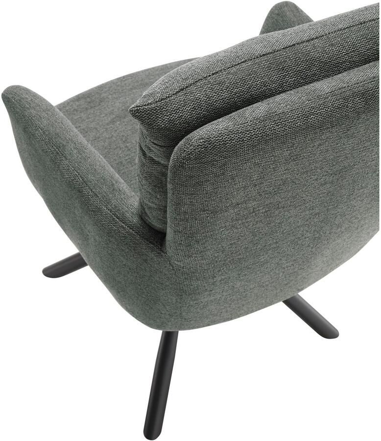 OTTO Stolkom Stoel met armleuningen Sofia 180 graden draaibaar met auto-return bonnellvering in de zitting (set 2 stuks)