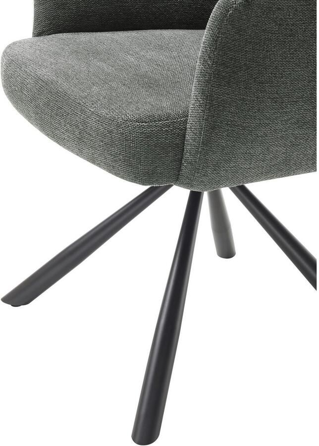 OTTO Stolkom Stoel met armleuningen Sofia 180 graden draaibaar met auto-return bonnellvering in de zitting (set 2 stuks) - Foto 3