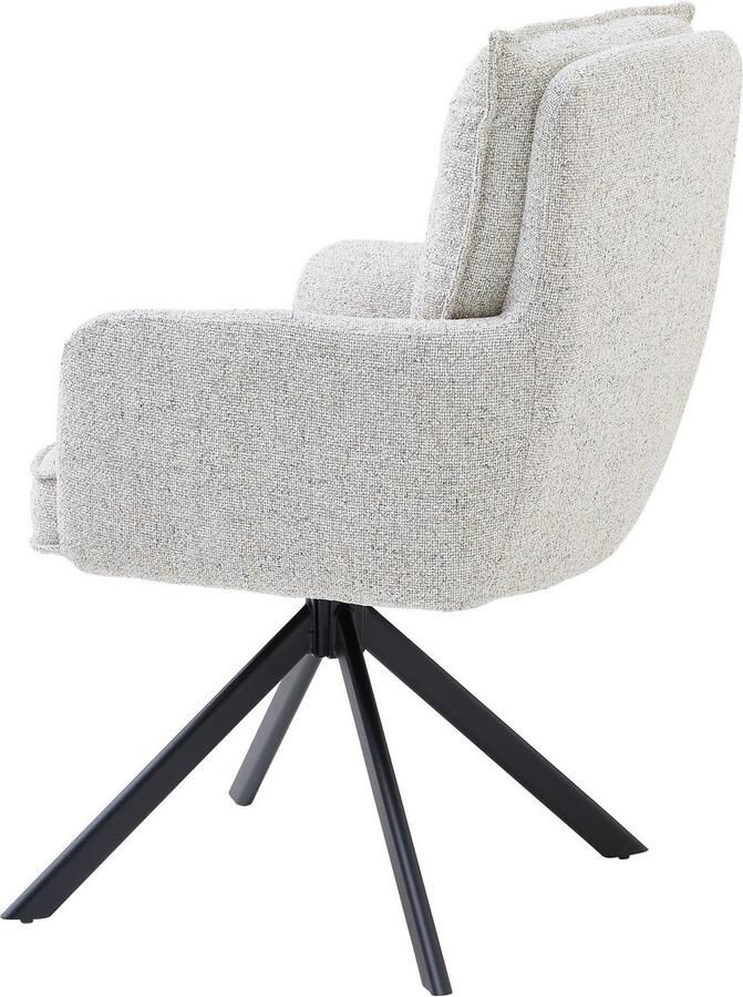 OTTO Stolkom Stoel met armleuningen Sofia young 180 graden draaibaar met auto-return bonnellvering in de zitting (set 2 stuks) - Foto 2