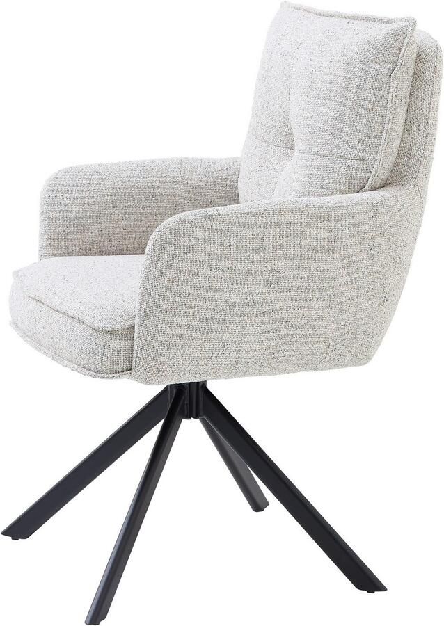 OTTO Stolkom Stoel met armleuningen Sofia young 180 graden draaibaar met auto-return bonnellvering in de zitting (set 2 stuks) - Foto 3