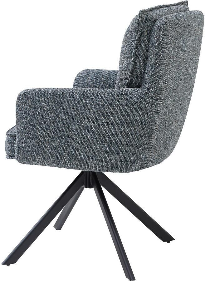 OTTO Stolkom Stoel met armleuningen Sofia young 180 graden draaibaar met auto-return bonnellvering in de zitting (set 2 stuks)