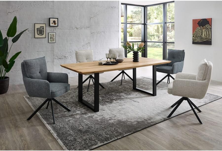 OTTO Stolkom Stoel met armleuningen Sofia young 180 graden draaibaar met auto-return bonnellvering in de zitting (set 2 stuks) - Foto 7