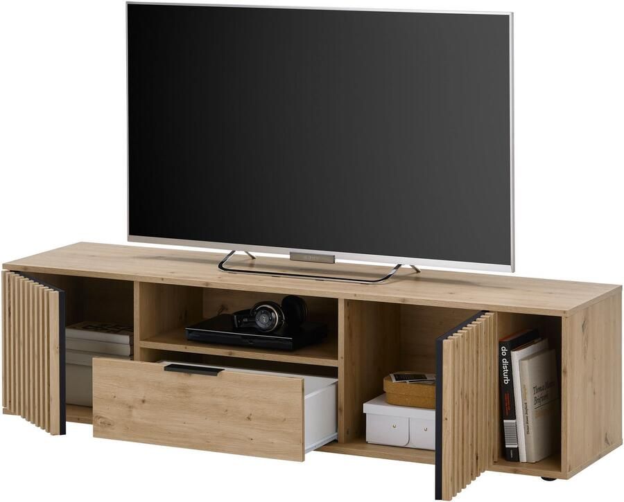 OTTO Stolkom Tv-kast Chiara 2 deuren en 2 open vakken en 1 lade - Foto 2