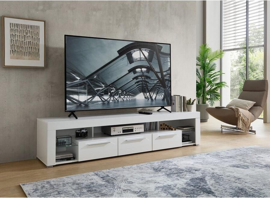 OTTO Stolkom Tv-kast Goal 3 lades 5 open vakken afmetingen 200 44 44 cm - Foto 6