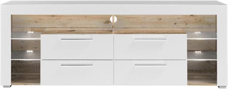 OTTO Stolkom Tv-kast Goal 4 lades 6 open vakken afmetingen 179 66 44 cm - Foto 3