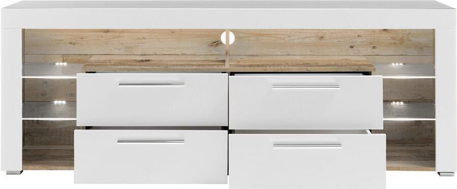 OTTO Stolkom Tv-kast Goal 4 lades 6 open vakken afmetingen 179 66 44 cm - Foto 2