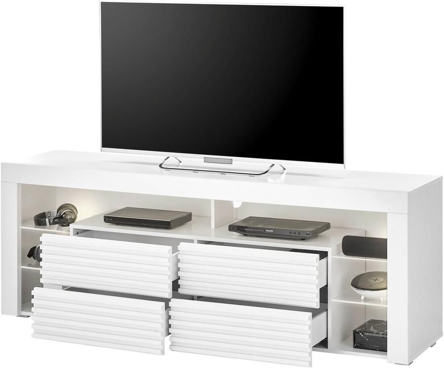 OTTO Stolkom Tv-kast Goal 4 lades 6 open vakken afmetingen 179 66 44 cm - Foto 5