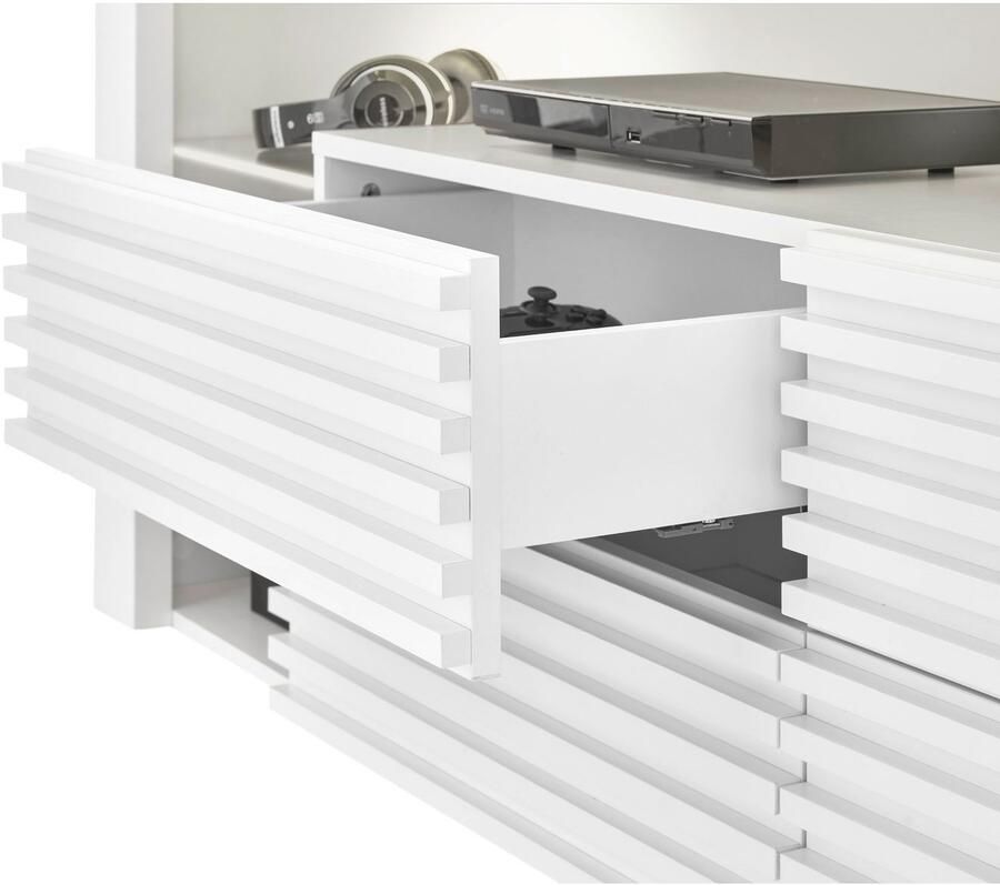 OTTO Stolkom Tv-kast Goal 4 lades 6 open vakken afmetingen 179 66 44 cm