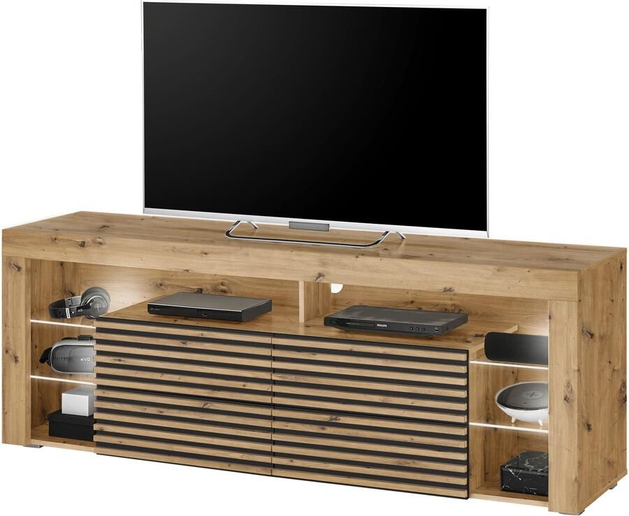 OTTO Stolkom Tv-kast Goal 4 lades 6 open vakken afmetingen 179 66 44 cm - Foto 11