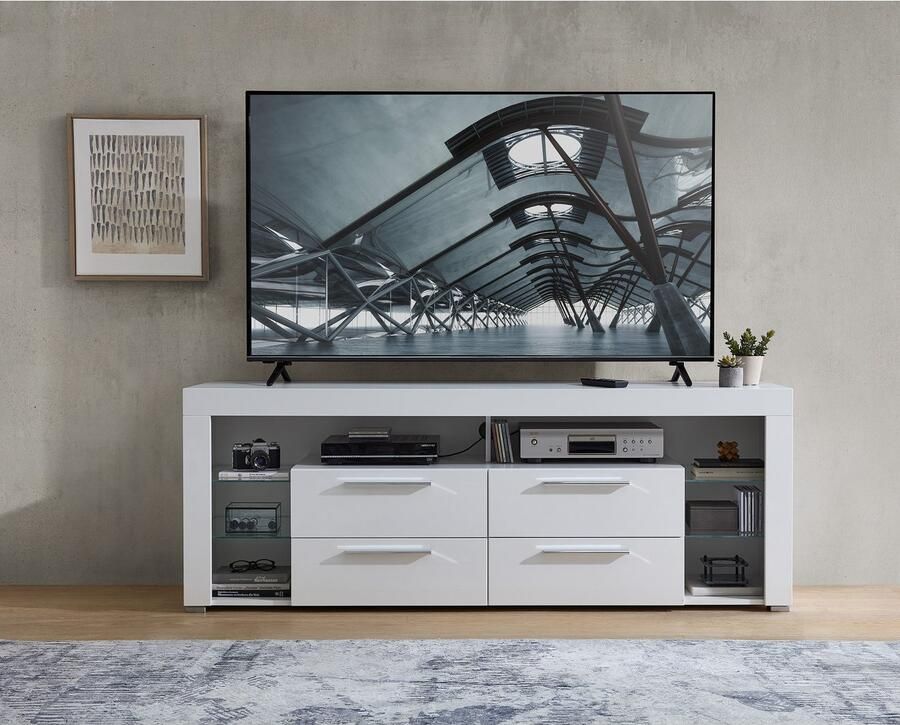 OTTO Stolkom Tv-kast Goal 4 lades 6 open vakken afmetingen 179 66 44 cm - Foto 13