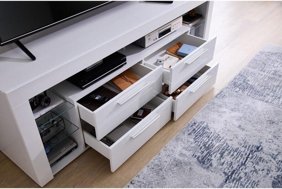 OTTO Stolkom Tv-kast Goal 4 lades 6 open vakken afmetingen 179 66 44 cm - Foto 8