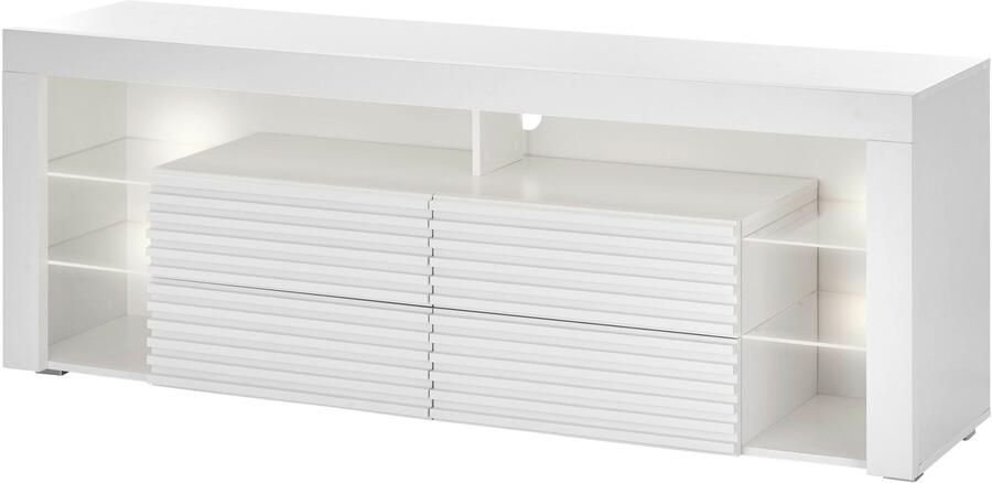 OTTO Stolkom Tv-kast Goal 4 lades 6 open vakken afmetingen 179 66 44 cm - Foto 4