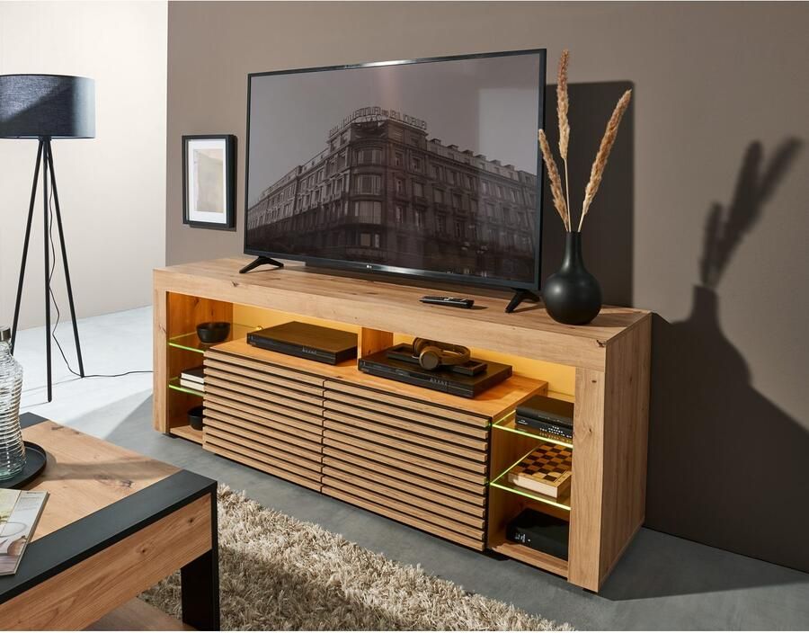 OTTO Stolkom Tv-kast Goal 4 lades 6 open vakken afmetingen 179 66 44 cm - Foto 4