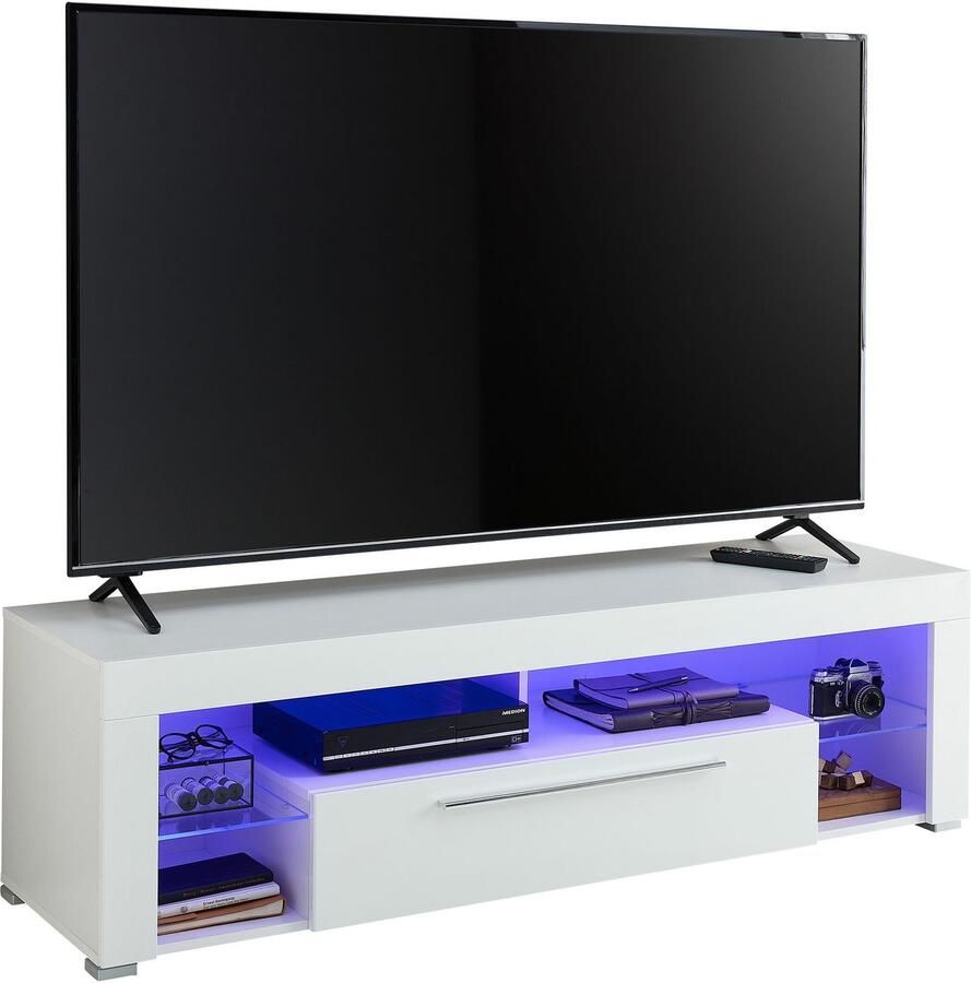 OTTO Stolkom Tv-kast Goal Bovenblad tot 25 kg belastbaar 1 klep met handvat