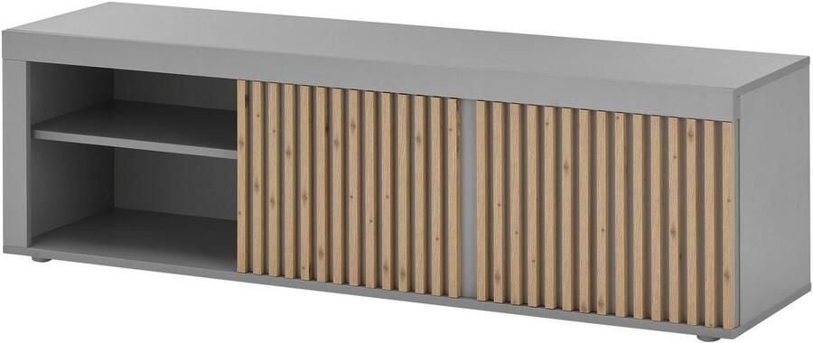 OTTO Stolkom Tv-kast Jasper 2 deuren en 2 open vakken bovenblad tot 25 kg belastbaar - Foto 5