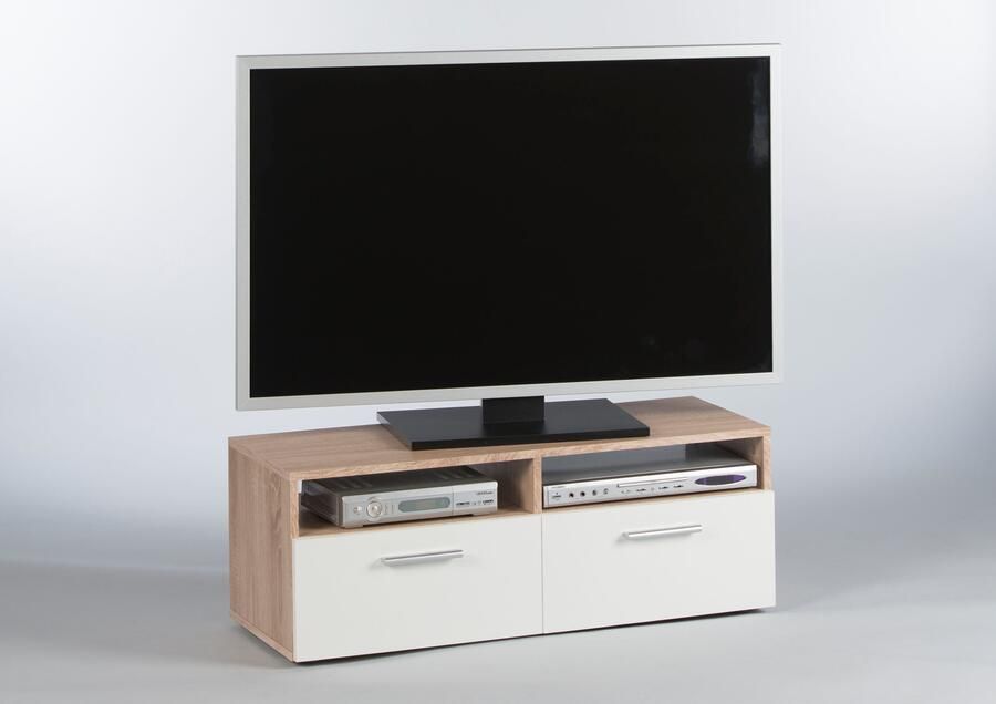 Emob tv-meubel Rana 95 x 35 x 36 cm Anthracite Oak-design Woonkamerkasten Bruin; Antraciet MDF Woonkamerkasten Op voorraad - Foto 3