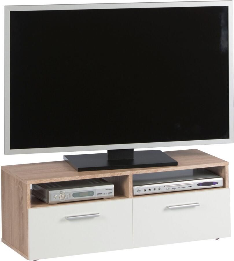Emob tv-meubel Rana 95 x 35 x 36 cm Anthracite Oak-design Woonkamerkasten Bruin; Antraciet MDF Woonkamerkasten Op voorraad - Foto 2
